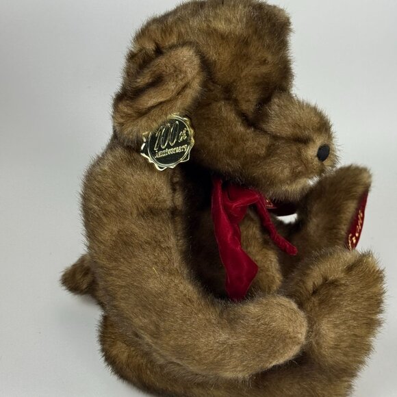 Dan Dee Holiday Greetings Teddy Bear Happy Holidays From Pennsylvania Plush Bow - Picture 3 of 8